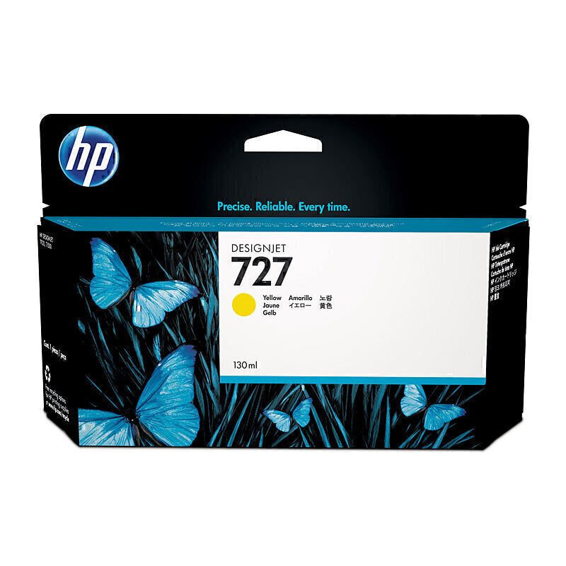 HP #727 130ml Yellow Ink B3P21A - B3P21A