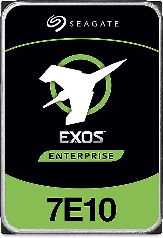 Seagate Exos 7E10 Enterprise Hard Drive 6 TB 512E/4KN, ITERNAL 3.5' SATA DRIVE, 2TB, 6GB/S, 7200RPM, 5YR WTY ST6000NM019B