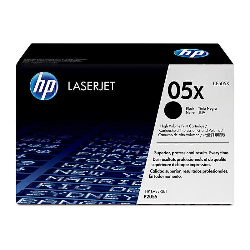 HP #05X Black Toner CE505X 6,500 pages - CE505X