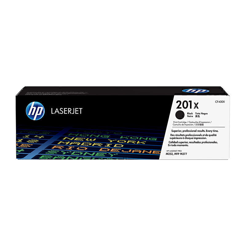 HP #201X Black Toner CF400X 2,800 pages - CF400X