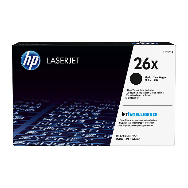 HP #26X Black Toner CF226X 9,000 pages - CF226X