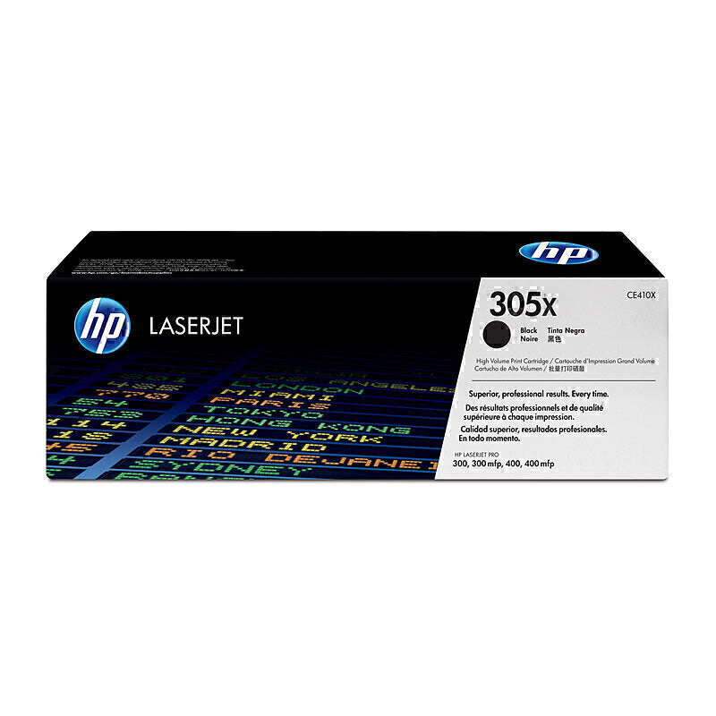 HP #305X Black Toner CE410X 4,000 pages - CE410X