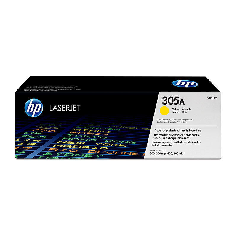 HP #305A Yellow Toner CE412A 2,600 pages - CE412A