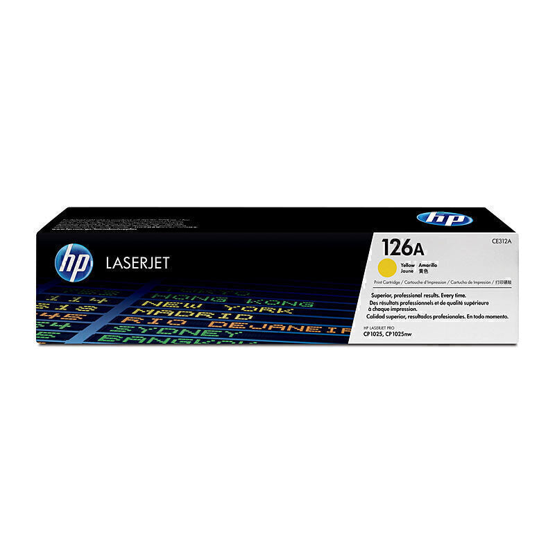 HP #126A Yellow Toner CE312A 1,000 pages - CE312A