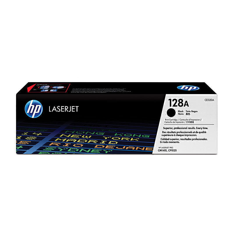 HP #128A Black Toner CE320A 2,000 pages - CE320A