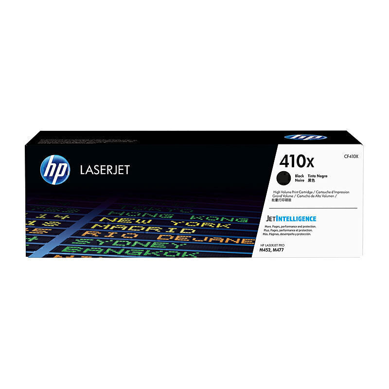 HP #410X Black Toner CF410X 6,500 pages - CF410X