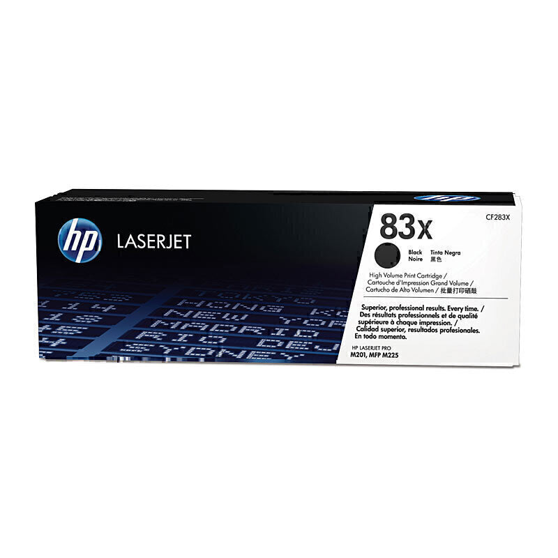 HP #83X Black Toner CF283X 2,200 pages - CF283X
