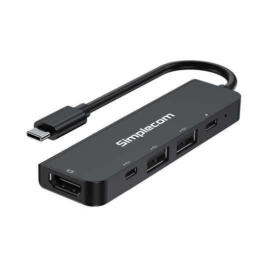 Simplecom CH550 USB-C 5-in-1 Multiport Adapter USB Hub PD HDMI 2.0 4K@60Hz CH550