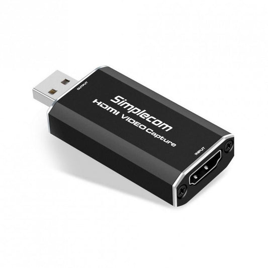 Simplecom DA315 HDMI to USB 2.0 Video Capture Card Full HD 1080p for Live Streaming Recording - Elgato, Atomos Connect DA315