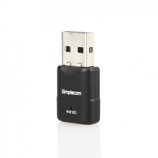 Simplecom NW382 Mini Wireless N USB WiFi Adapter 802.11n 300Mbps NW382