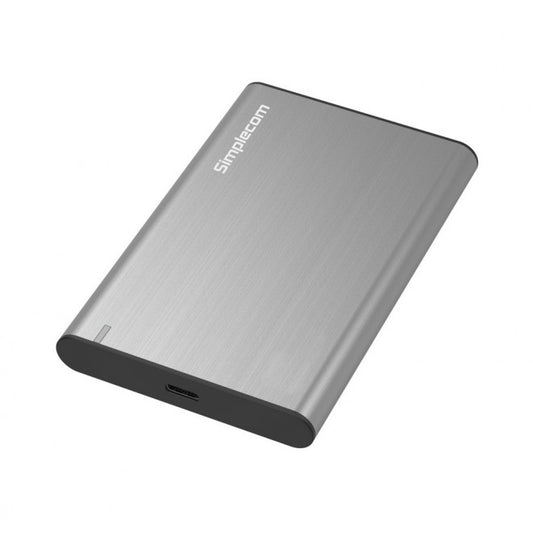 Simplecom SE221 Aluminium 2.5'' SATA HDD/SSD to USB 3.1 Enclosure Grey SE221-GREY
