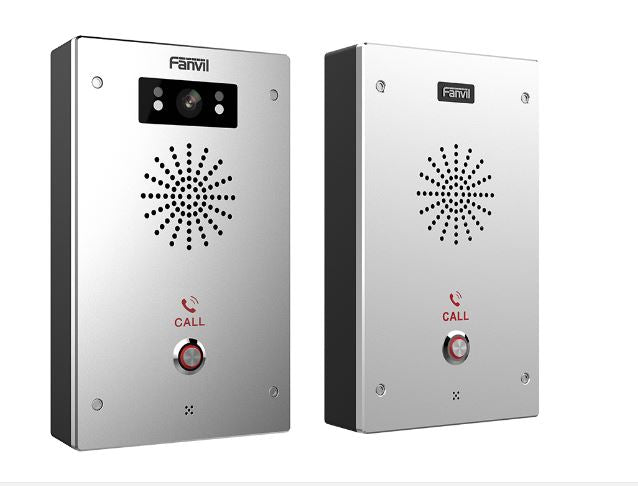 Fanvil i16SV Audio/Video Intercom, HD Audio/Video, Built-in HD camera, IP65 waterproof and dustproof, 2 SIP lines, PoE enabled i16SV