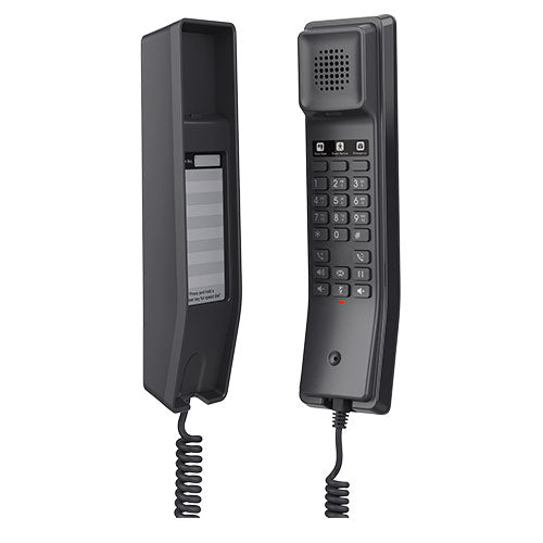 Grandstream GHP611W Hotel Phone, 2 Line IP Phone, 2 SIP Accounts, HD Audio, Built In Wi-Fi, Black Colour, 1Yr Wty GHP611W