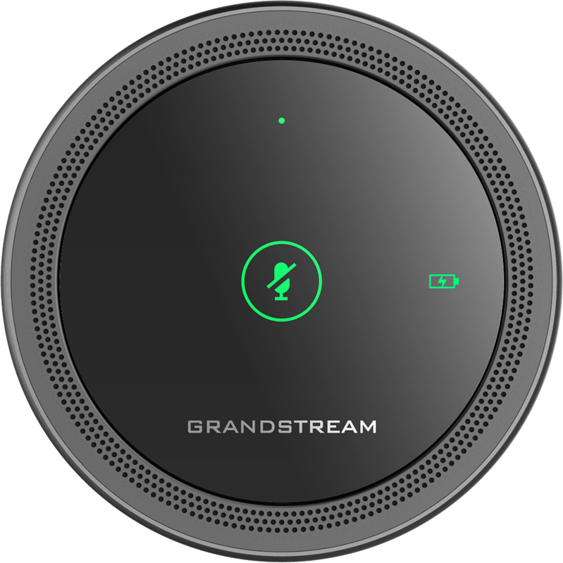 Grandstream GMD1208 Desktop Wireless Expansion Microphone, Bluetooth, 1500mA Li-ion Battery, 8 Omni Microphones, *LS* GMD1208