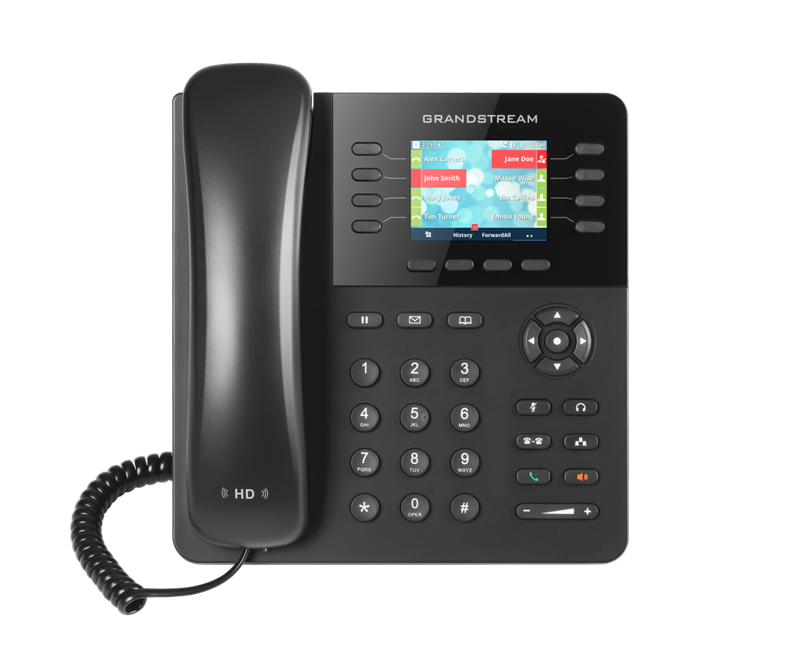 *LS* Grandstream GXP2135 8 Line IP Phone, 4 SIP Accounts, 320x240 Colour LCD Screen, HD Audio, Built-In Bluetooth, Powerable Via POE GXP2135