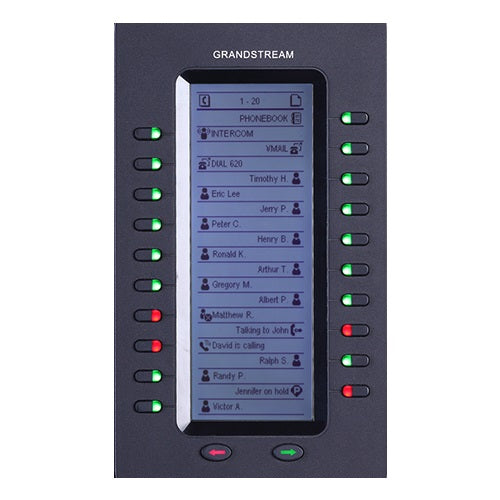 Grandstream GXP2200 Extension Module, 20 key Expansion Module, 128x384 LCD for GXP2140, GXP2170 & GXV3240 GXP2200EXT