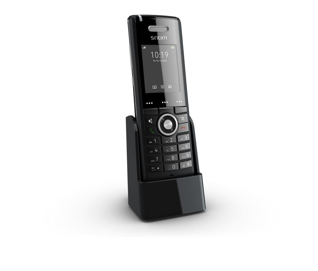 SNOM M65 Professional DECT Handset, Wideband HD Audio Quality Corded, Advanced Voice Quality, 6 Polyphonic Ringtones M65