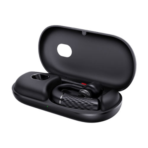 Yealink BH71 Bluetooth Wireless Mono Headset, Black, Includes Carrying Case, Black, USB-C to USB-A Cable, 10H Talk Time, 3 Size Ear Plugs BH71