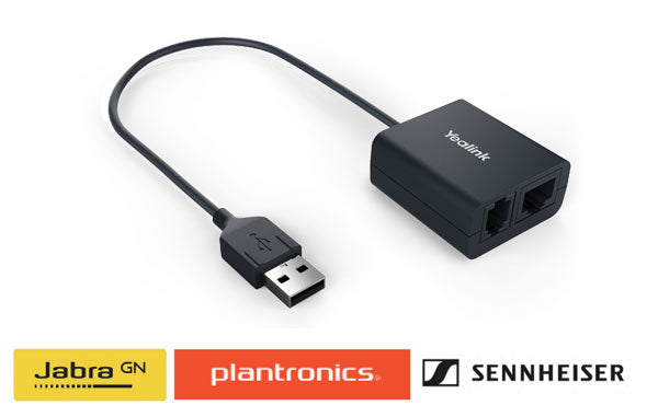 Yealink EHS40 Wireless Headset Adapter Suits Plantronics/Jabra/Sennheiser Headsets, Suits T43U, T46U, T48U EHS40