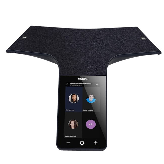 Yealink CP965 Flagship HD IP Teams Conference Phone, Android, 5'' Touch Screen, HD Audio, Noise Proof Technology, 6-Meter Microphone Pickup Range TEAMS-CP965