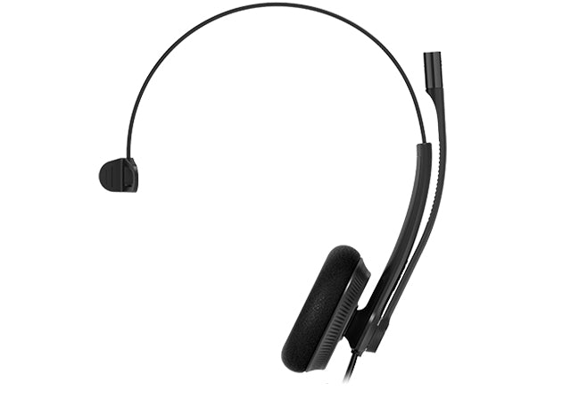 Yealink UH34 Lite Mono UC USB Headset, Lightweight, All Day Wearing Comfort, Ear Wideband Noise Cancelling Microphone, Foamy Ear Cushions, USB-A UH34-L-M-UC