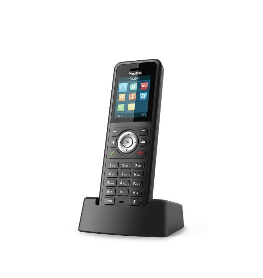 Yealink W59R Rugged DECT Handset Only, IP67, HD Audio, Bluetooth, Alarm Function, Belt Clip, Quick Charge, 1.8' TFT Colour Screen, Scratch Resistant,  W59R