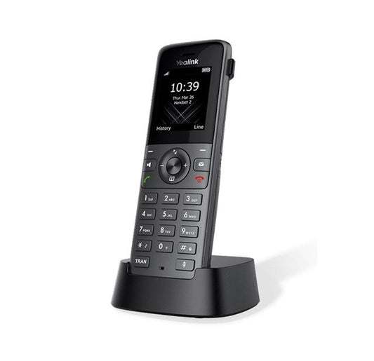 Yealink W73H High-performance IP DECT Handset, HD Audio, Long Standby Time 400 hours, Up to 35 hours talk time, Noise Reduction,  W73H