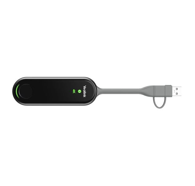 Yealink WPP30 Wireless Presentation Pod | One-click, Trouble-free Presentations, Plug & Play, Hardware Encoding, 4K UHD, Wifi 16 High-speed Chip WPP30