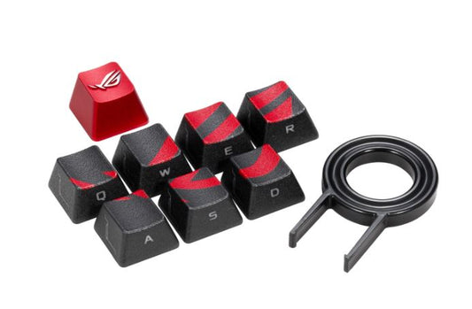 ASUS AC02 ROG GAMING KEYCAP SET Premium Textured Side-Lit Design for FPS/MOBA Keys ROG KEYCAP SET