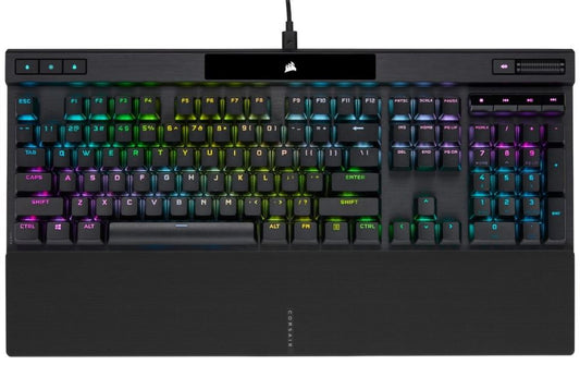 CORSAIR K70 RGB PRO Mechanical Gaming Keyboard, Backlit RGB LED, CHERRY MX SPEED, Black, Black PBT Keycaps Professional Gaming CH-9109414-NA