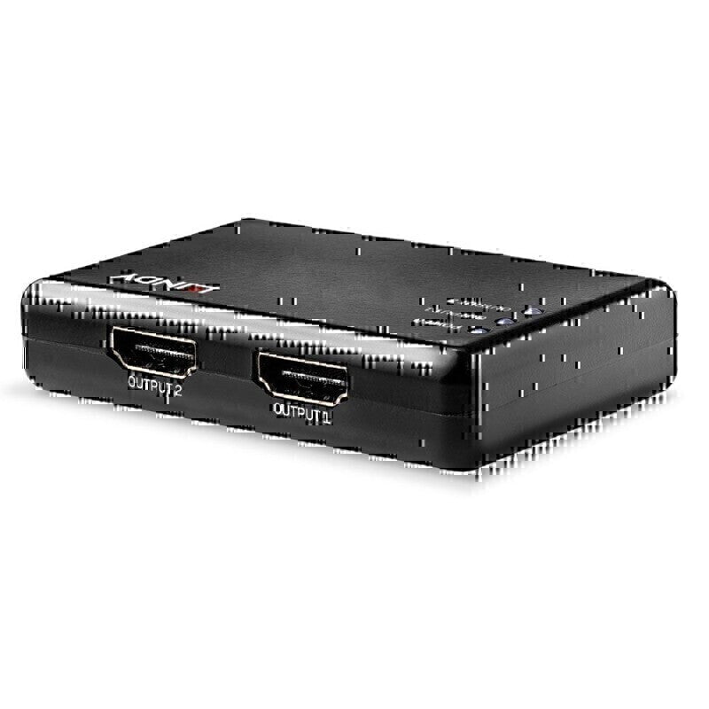 Lindy 2 Port HDMI 10.2G Splitter - Compact - 38357