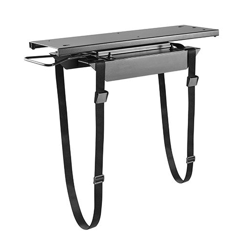 Brateck Strap-On Under-Desk ATX Case Holder with Sliding Track, Up to 10kg, 360 Swivel CPB-12