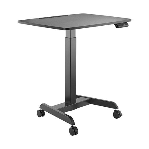 Brateck Electric Height Adjustable Workstation with casters - Black FWS08-3-B