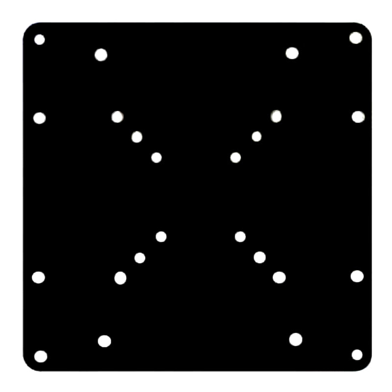 Brateck LCD 200X200 VESA Extension Plate Fit most 23'- 42' LED, LCD, Plasma flat panel TVs, Weight Capacity Up to 30kg LCD-201C