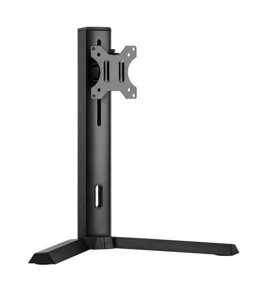 Brateck Single Free Standing Screen Classic Pro Gaming Monitor Stand Fit Most 17'-32' Monitor Up to 8kg/Screen--Black Color VESA 75x75/100x100 LDT32-T01