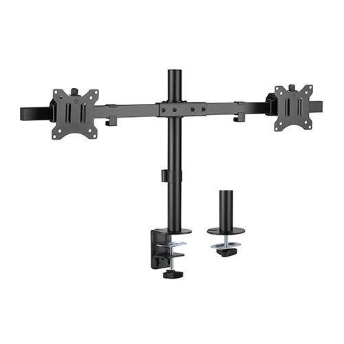 Brateck Pole Mount Dual-Screen Monitor Mount Fit Most 17'-32' Monitors, Weight Capacity (per screen): 9kg VESA 75x75/100x100 LDT57-C02