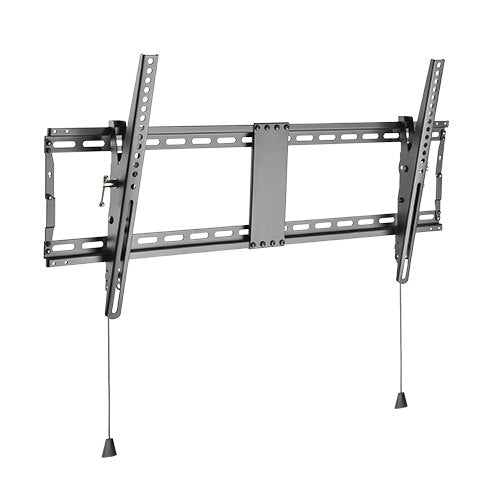 Brateck Heavy Duty Foldable Tilt TV Wall Mount For 43'-90' TVs, Weight Capacity: 70kg, 49x890x431mm, Matte Black LP59-48T