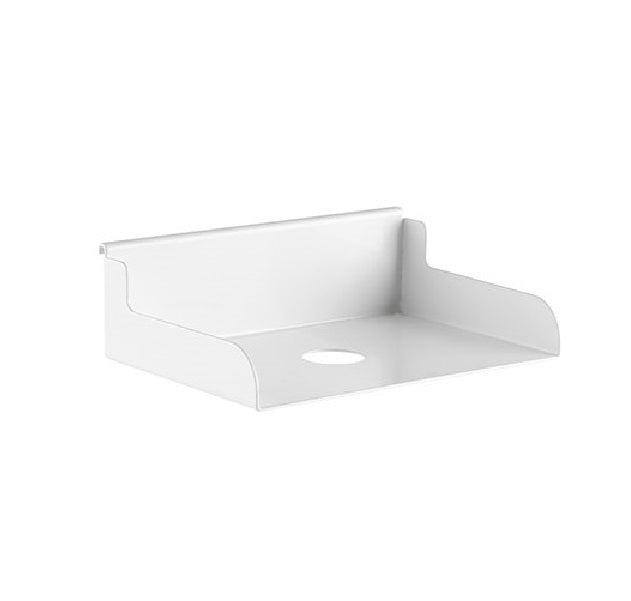 Brateck File Holder, Weight Capacity 3kg-Matte White, 180x120x55mm, Weight Capacity: 3kg (6.6lbs )(LS) SW03-10