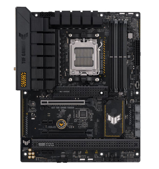 ASUS AMD B650 TUF GAMING B650-PLUS WIFI (AM5) ATX Motherboard 4x DDR5 128GB, 1 x PCIe 4.0 x16, 3 x M.2, 4 x SATA, Wi-Fi 6, Realtek 2.5Gb Ethernet TUF GAMING B650-PLUS WIFI