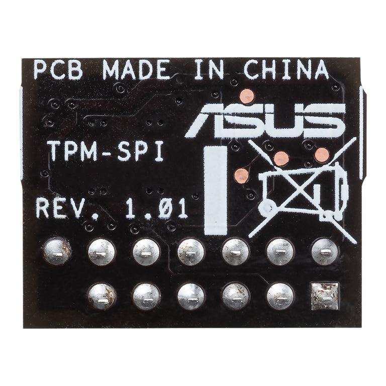ASUS TPM-SPI Trusted Platform Module, Serial Peripheral Interface, Hardware-based Security, Supports TPM 2.0 for Windows 11 TPM-SPI