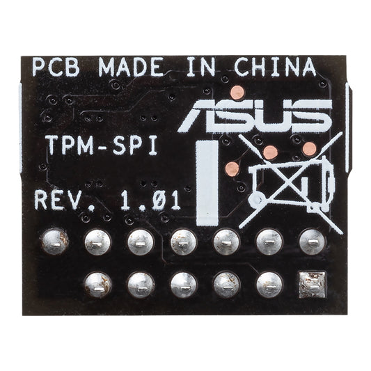 ASUS TPM-SPI TPM Chip, Improve Your Computer's Security. 14-1 pin and SPI interface, Nuvoton NPCT750, Compliant With TCG Specification Family 2.0 TPM-SPI