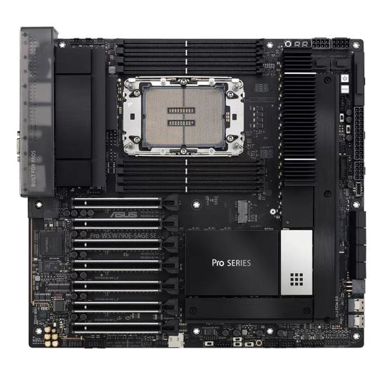 ASUS PRO WS W790E-SAGE SE Intel LGA4677 EEB Workstation Motherboard, PCIe 5.0 x16, M.2, Dual 10G LAN, USB 3.2 Gen 2x2 Type-C PRO WS W790E-SAGE SE