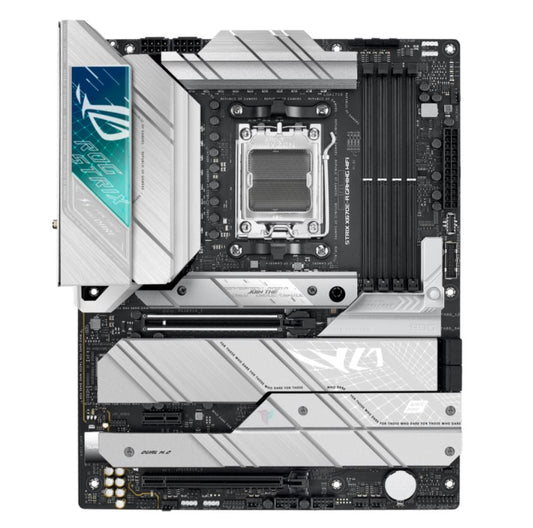 ASUS AMD X670E ROG STRIX X670E-A GAMING WIFI (AM5) ATX Motherboard 4x DDR5 128GB, 1x PCIe 5.0 x16 slot, 4 x M.2 slots, 4 x SATA, Wi-Fi 6E, 1x HDMI, 1xDP ROG STRIX X670E-A GAMING WIFI