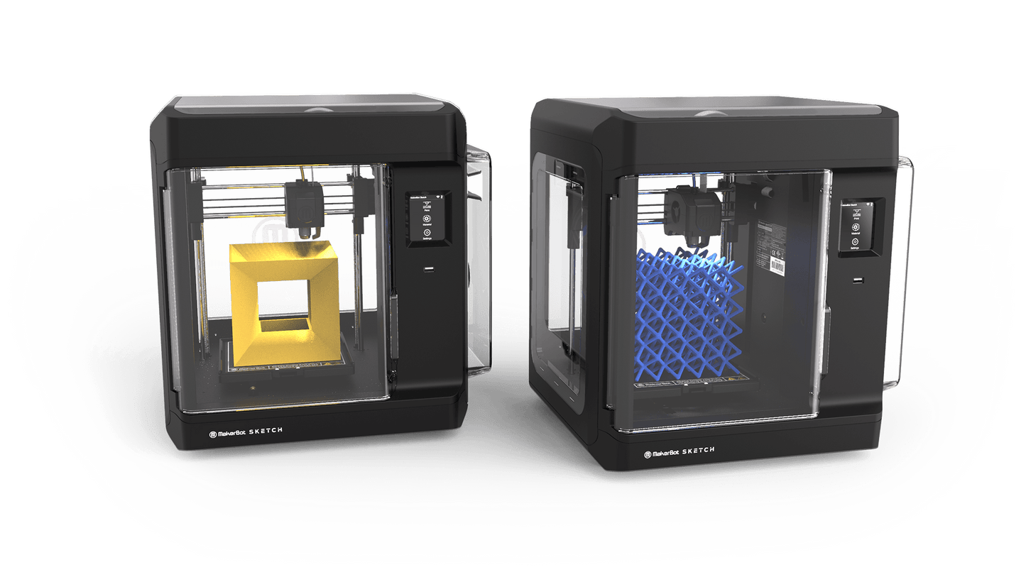 Makerbot MAKERBOT 3D CLASSROOM BUNDLE 2xPRINTERS 4xPLA4xBUILDPLAT ES x2 ACTIVATION CARDS SKETCH_CLASSROOM