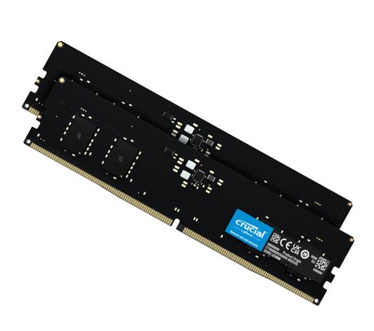 Crucial 32GB (2x16GB) DDR5 UDIMM 4800MHz CL40 Desktop PC Memory CT2K16G48C40U5