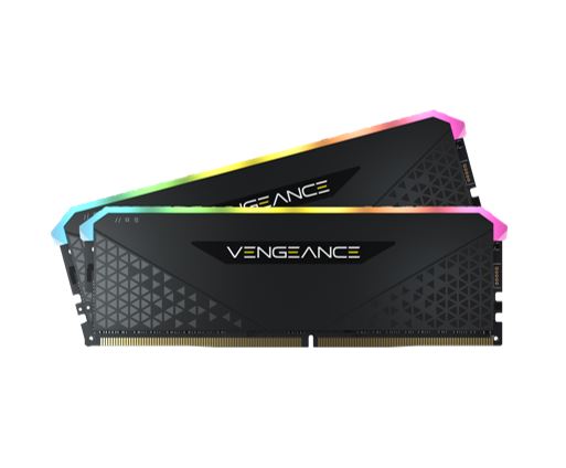Corsair Vengeance RGB PRO 16GB (2x8GB) DDR4 3200MHz C16 Desktop Gaming Memory Black CMW16GX4M2E3200C16