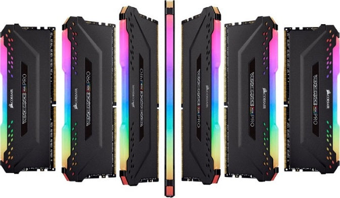 Corsair Vengeance RGB PRO 32GB (4x8GB) DDR4 3600MHz C18 Desktop Gaming Memory CMW32GX4M4C3600C18