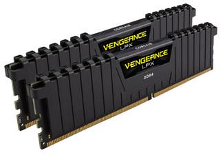 Corsair Vengeance LPX 32GB (2x16GB) DDR4 2666MHz C16 Desktop Gaming Memory Black(LS) CMK32GX4M2A2666C16