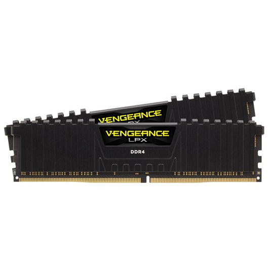 Corsair Vengeance LPX 64GB (2x32GB) DDR4 3200MHz C16 1.2V XMP 2.0 Black Aluminum Heat Spreader Desktop Gaming Memory CMK64GX4M2E3200C16