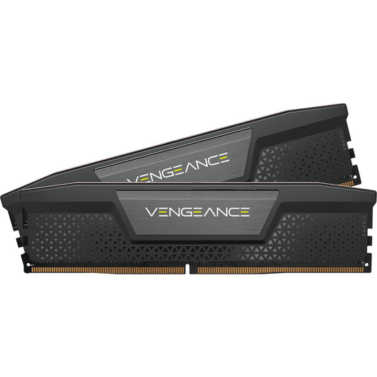 Corsair Vengeance 32GB (2x16GB) DDR5 UDIMM 5200Mhz C40 1.25V Black Desktop PC Gaming Memory CMK32GX5M2B5200C40